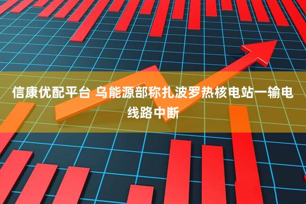 信康优配平台 乌能源部称扎波罗热核电站一输电线路中断